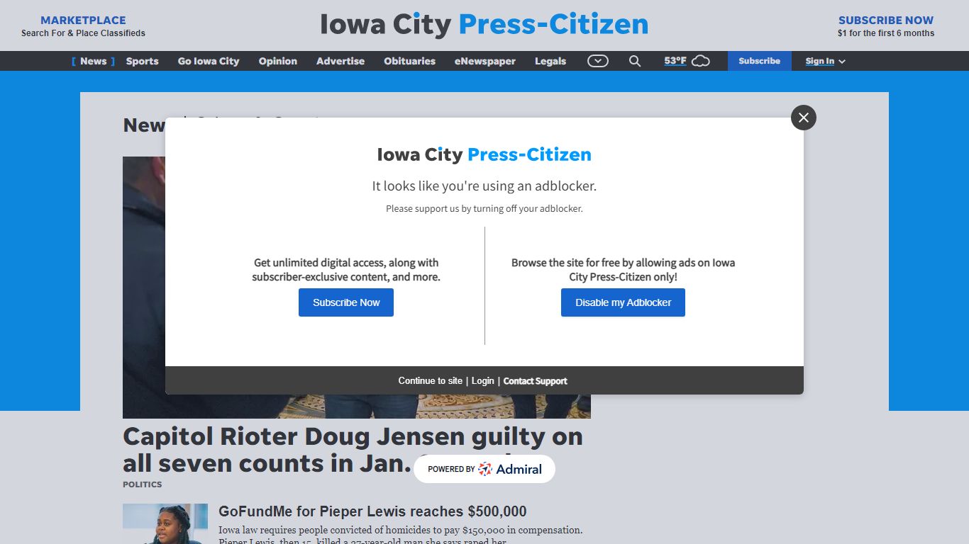Crime & Courts - Iowa City Press-Citizen